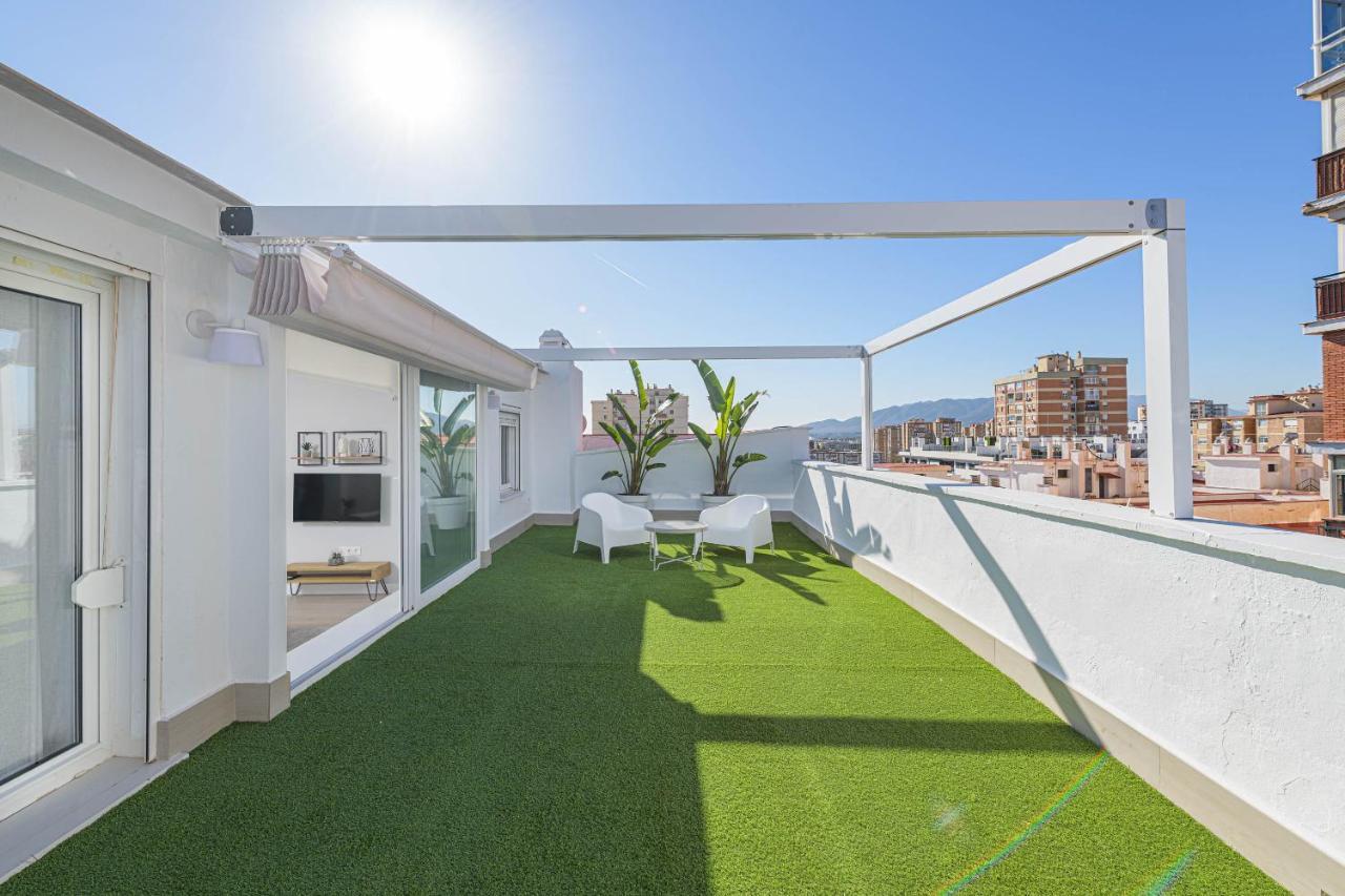 Wintowinrentals Exclusivo Atico Cerca De La Playa. Málaga Extérieur photo