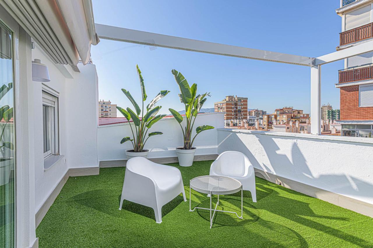 Wintowinrentals Exclusivo Atico Cerca De La Playa. Málaga Extérieur photo