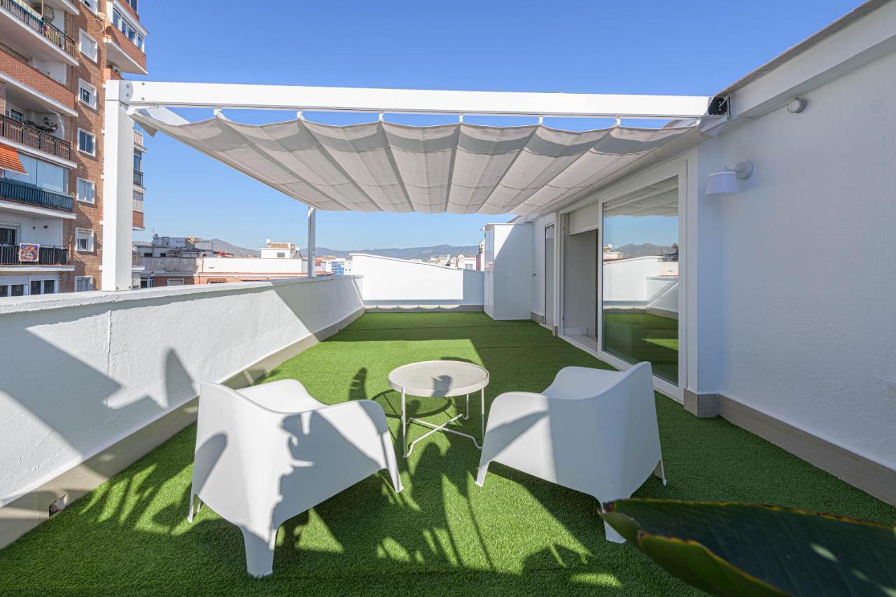 Wintowinrentals Exclusivo Atico Cerca De La Playa. Málaga Extérieur photo